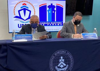 Cámara Marítima de Panamá y UMIP firmaron un convenio marco de cooperación académica