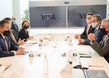 Cortizo se reúne con el presidente de la junta directiva de Visa y acuerdan apoyo FinTechs panameñas