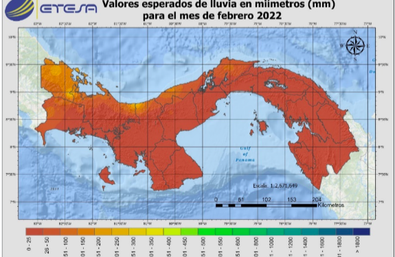 Etesa presentó el comportamiento de las lluvias estimadas para enero, febrero y marzo de 2022