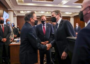 Cortizo aprovecha visita de Blinken para trata tema de la renegociación del Tratado de Promoción Comercial con Estados Unidos