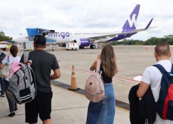 Aerolínea Wingo realiza su primer vuelo de la ruta doméstica entre Panamá Pacífico y David
