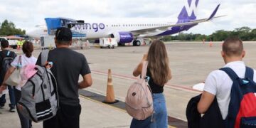 Aerolínea Wingo realiza su primer vuelo de la ruta doméstica entre Panamá Pacífico y David