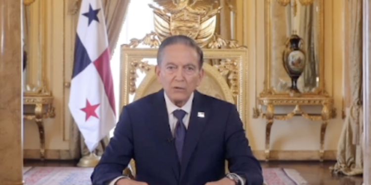 Cortizo con el contrato se regula una operación minera existente y anuncia aumento a los jubilados (Discurso completo video y escrito)