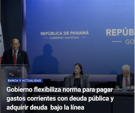 Gobierno flexibiliza norma para pagar gastos corrientes con deuda pública y adquirir deuda  bajo la línea