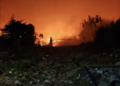 Ministerio de Salud de Panamá recomienda evacuar área para evitar la exposición del humo tóxico que emana de Cerro Patacón