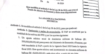 Esta es la forma que el gobierno actual quiere evitar hacer los aportes a los ahorros de Panamá