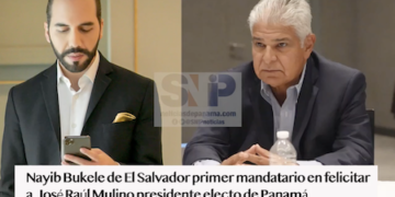 Bukele de El Salvador primero en felicitar al presidente electo de Panamá y dice que vendrá a la toma de posesión