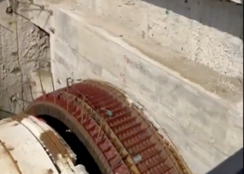 Ponen en marcha la tuneladora de Línea 3 del metro que pasará por el Canal de Panamá