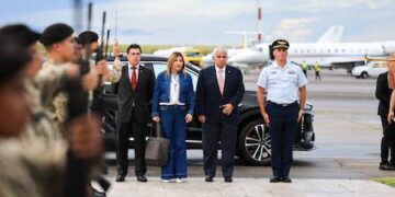 Presidente Mulino llegó a Uruguay para participar en la toma de posesión del nuevo presidente