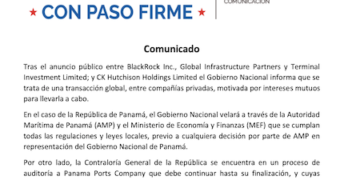 Gobierno de Panamá afirma que mantendrá auditoría a Panama Ports mientras avanza venta