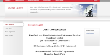 La empresa china Hutchinson vendería sus acciones en los puertos de Cristobal y Balboa