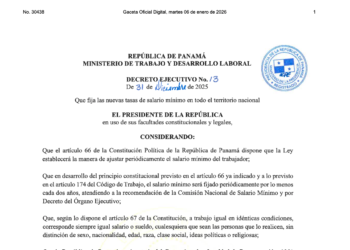 Gaceta Oficial publica nuevas tarifas de salario mínimo que regirán desde el 16 de enero