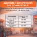 Suben los precios del combustible este viernes