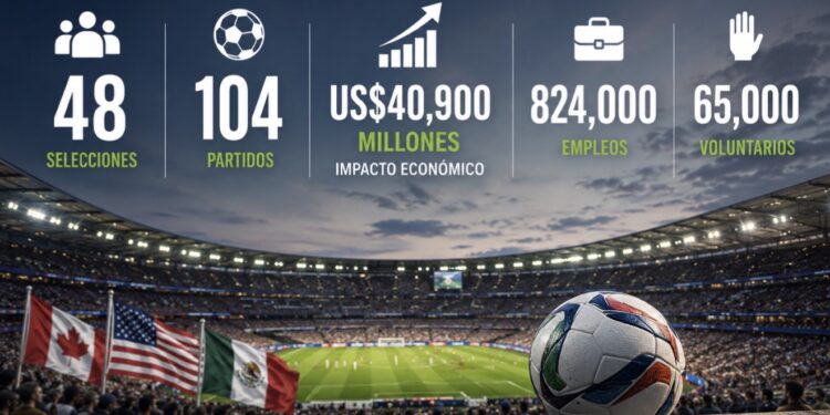 Mundial 2026: las cifras del torneo más grande del fútbol