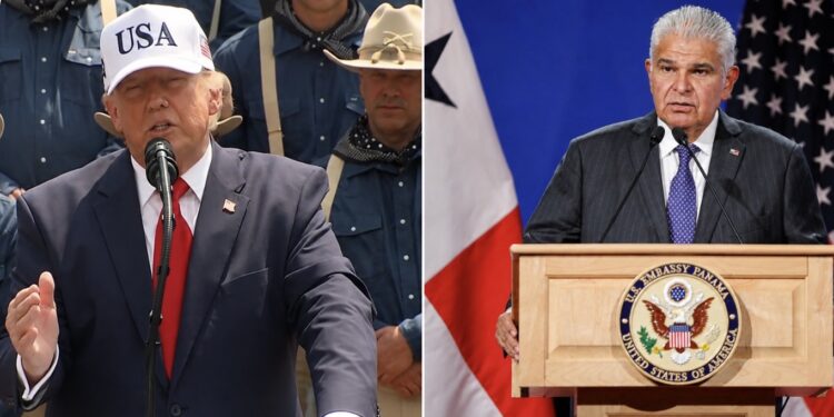 Trump vuelve a afirmar que China busca controlar el Canal; Mulino destaca la neutralidad de la vía