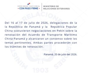 Panamá y China alcanzan consenso para renovar el Acuerdo de Transporte Marítimo