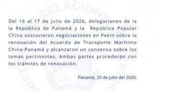 Panamá y China alcanzan consenso para renovar el Acuerdo de Transporte Marítimo