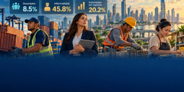 El desempleo baja a 8.5%, la informalidad disminuye y el subempleo aumenta en Panamá
