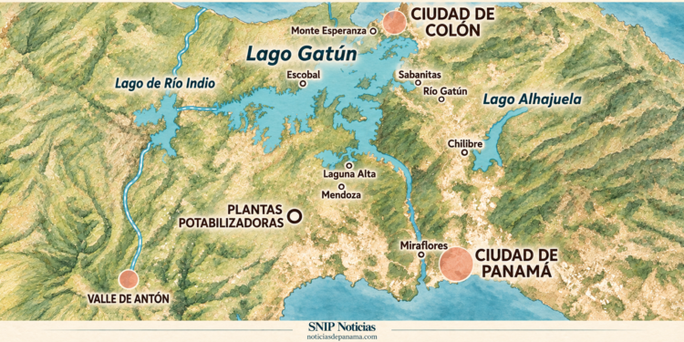 Agua del Canal: de los lagos a las potabilizadoras, los hogares y los barcos; el agua que mueve la economía