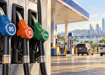 Gasolina de 91 octanos bajará 3.9 centavos por litro; diésel subirá medio centavo
